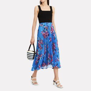 A.L.C. // Maya Pleated Floral Skirt